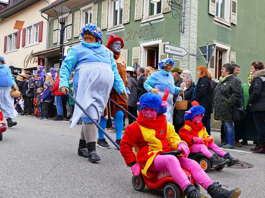 Impressionen vom Zeller Fasnachtsumzug