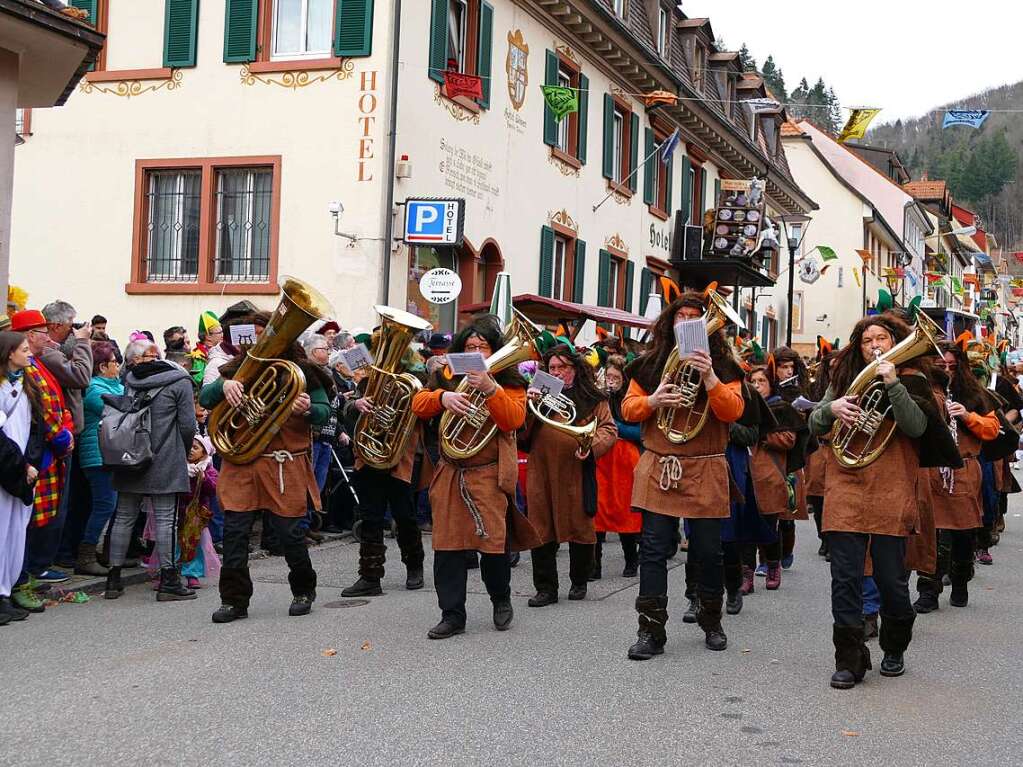 Impressionen vom Zeller Fasnachtsumzug