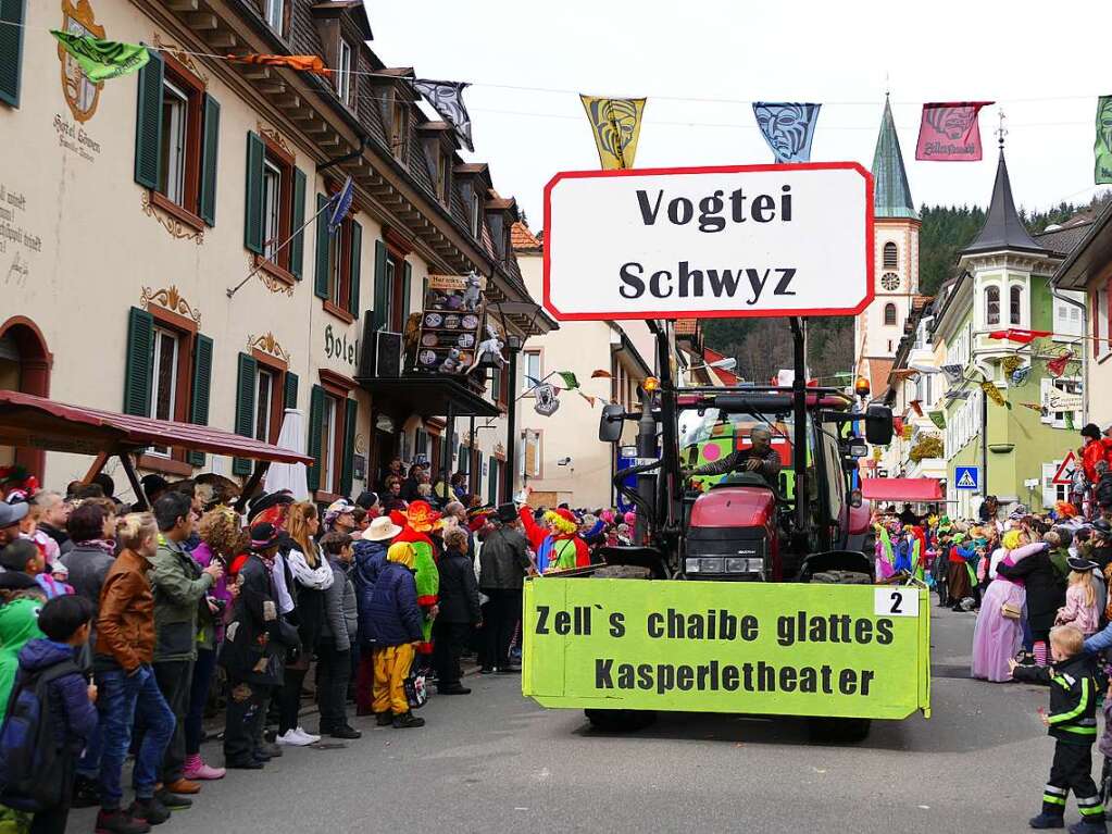 Impressionen vom Zeller Fasnachtsumzug