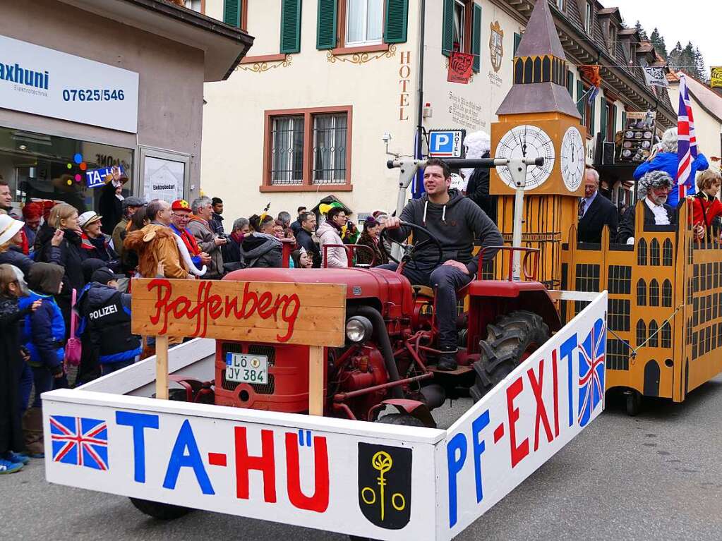 Impressionen vom Zeller Fasnachtsumzug