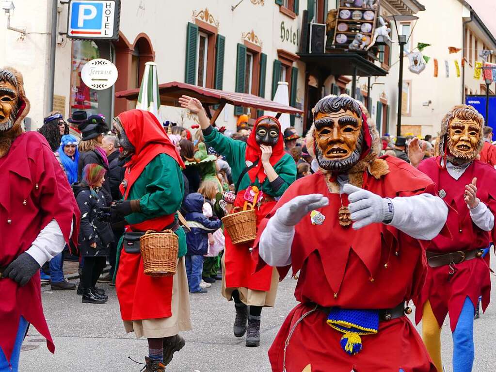 Impressionen vom Zeller Fasnachtsumzug