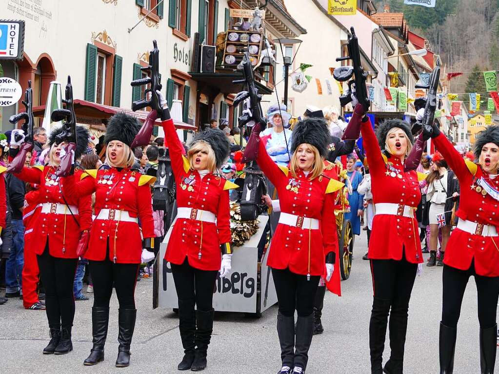 Impressionen vom Zeller Fasnachtsumzug