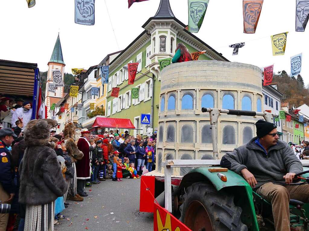 Impressionen vom Zeller Fasnachtsumzug