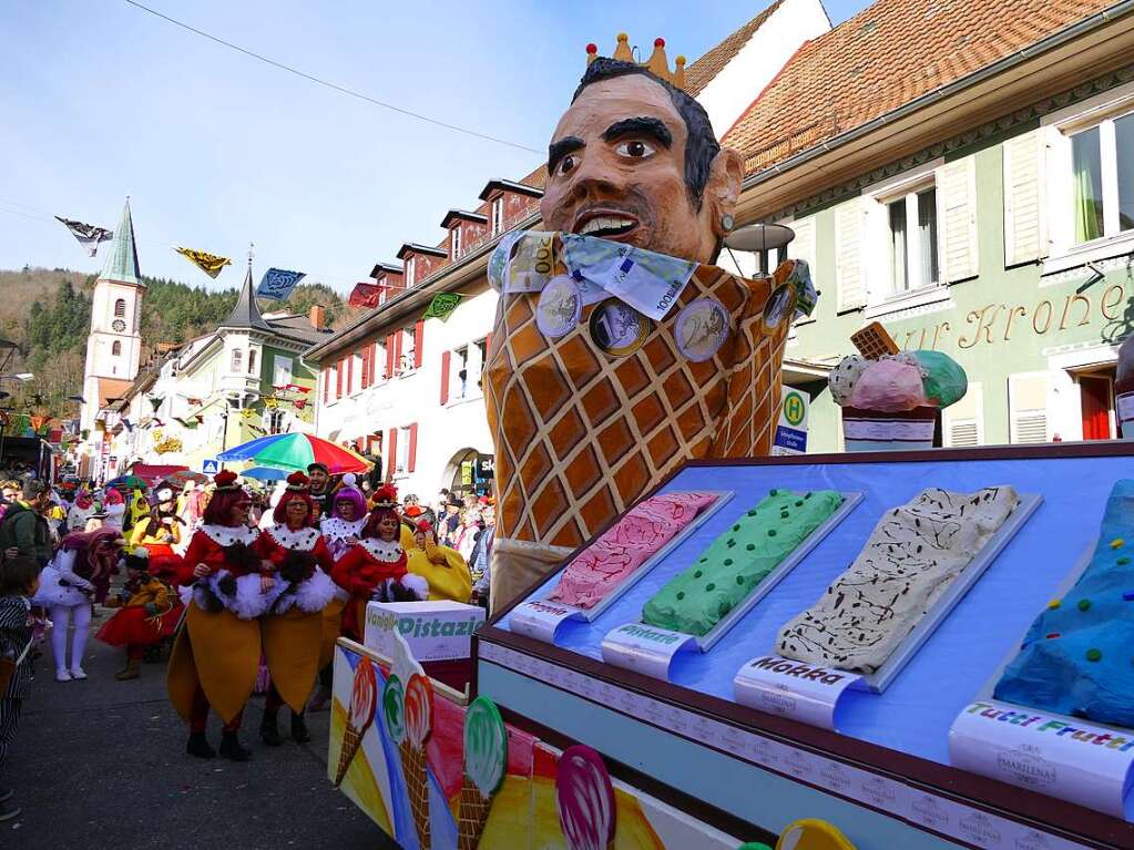 Impressionen vom Zeller Fasnachtsumzug