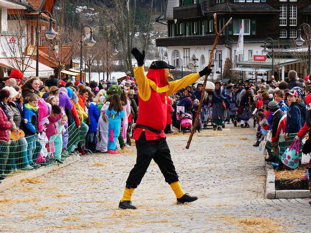 Knautscher der Narrenzunft Griesheim in Aktion.