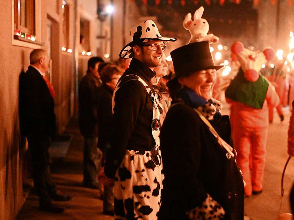 Fackelumzug der Schuttig in Elzach am 3. Mrz 2019