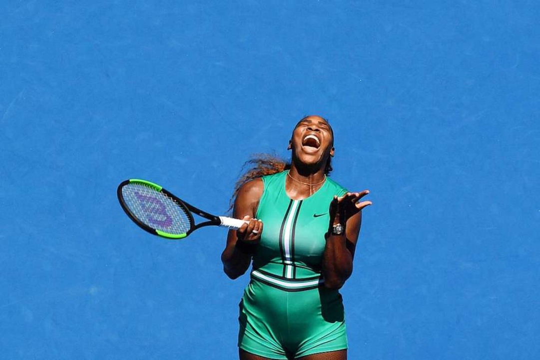 Serena Williams bei den US Open im September 2018.  | Foto: AFP