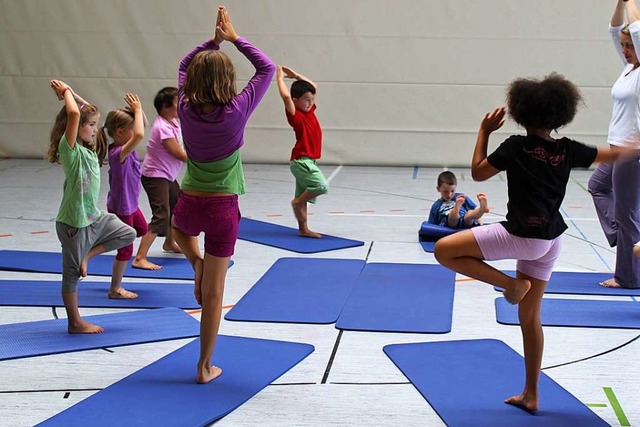 Im Mrz startet im Ommm-Yogastudio ein Kinderkurs  | Foto: Adelbert Mutz