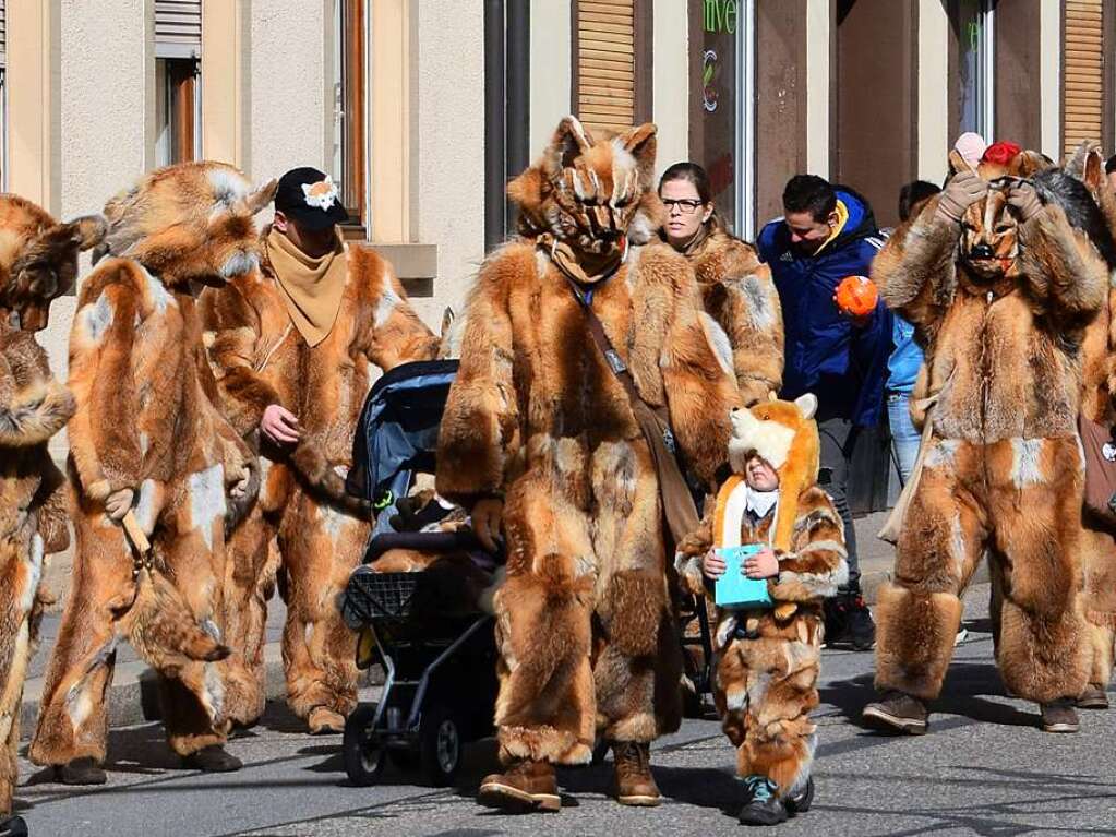 Am Rosenmontag regierten in Schopfheim und Fahrnau die kleinen Narren bei der Kinderfasnacht