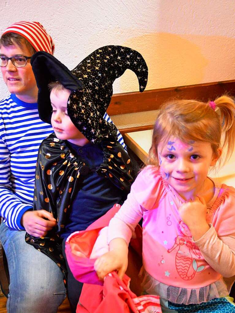 Am Rosenmontag regierten in Schopfheim und Fahrnau die kleinen Narren bei der Kinderfasnacht