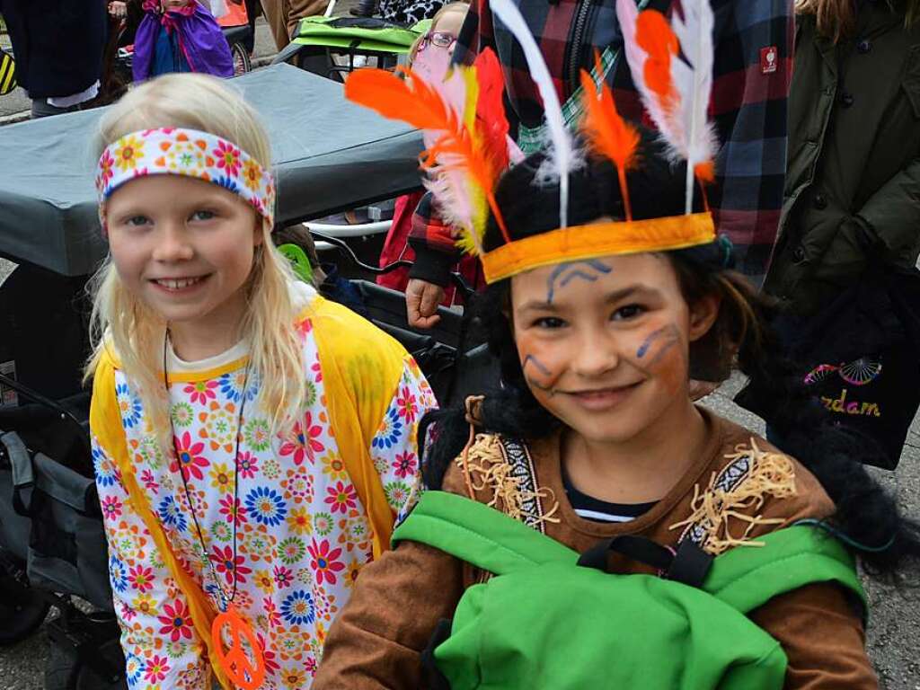 Am Rosenmontag regierten in Schopfheim und Fahrnau die kleinen Narren bei der Kinderfasnacht