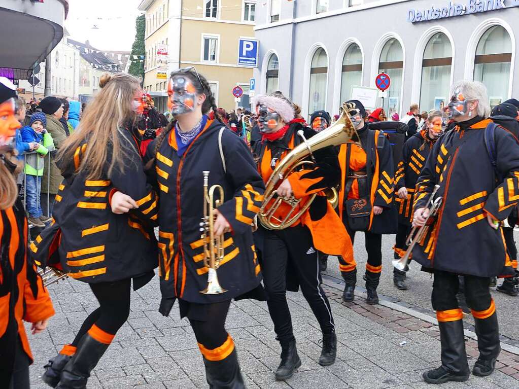 Impressionen vom Fasnachtsmntigumzug in Bad Sckingen.