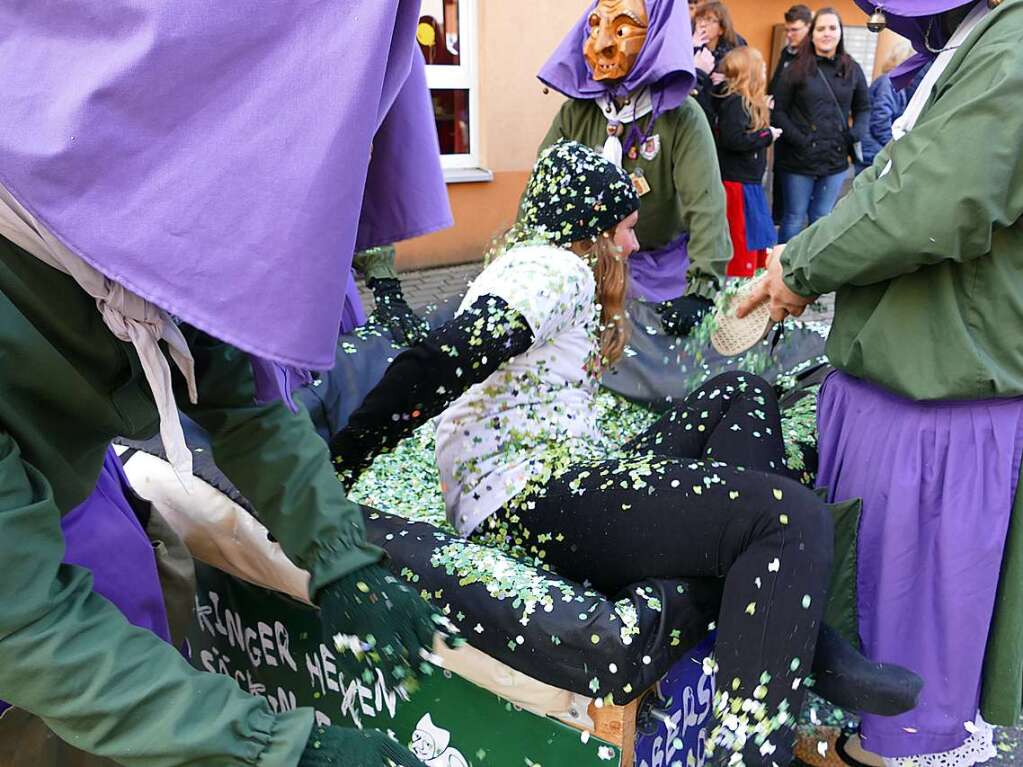 Impressionen vom Fasnachtsmntigumzug in Bad Sckingen.