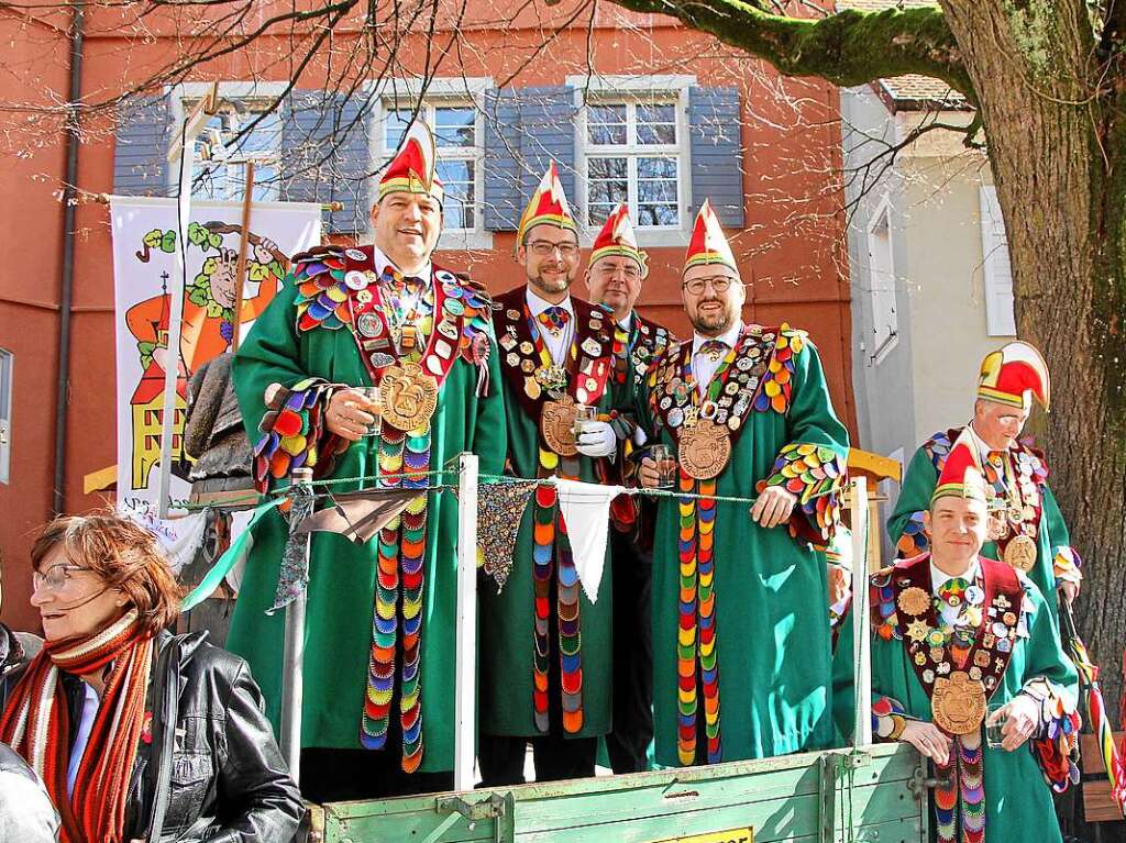 Impressionen vom Rosenmontagsumzug in Burkheim