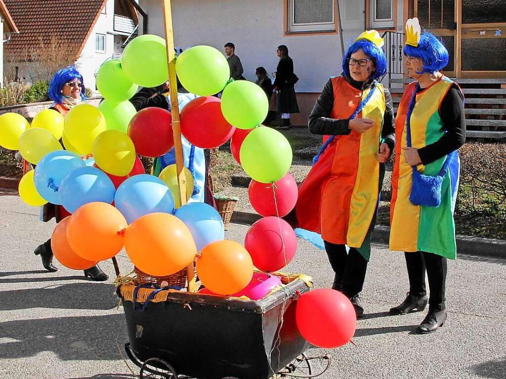 Impressionen vom Rosenmontagsumzug in Burkheim