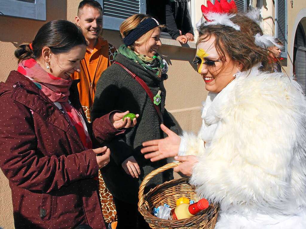 Impressionen vom Rosenmontagsumzug in Burkheim