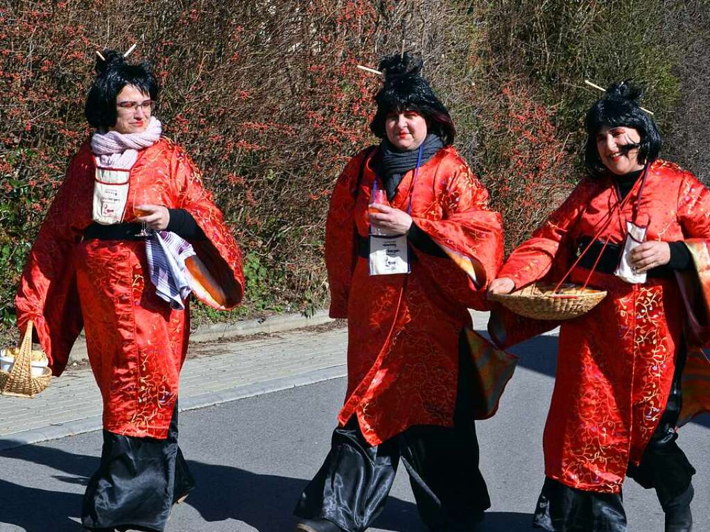 Impressionen vom Rosenmontagsumzug in Oberbergen