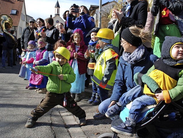 So niedlich kann Fasnacht sein und auc...lles dabei, was es braucht,<ppp></ppp>  | Foto: Maja Tolsdorf