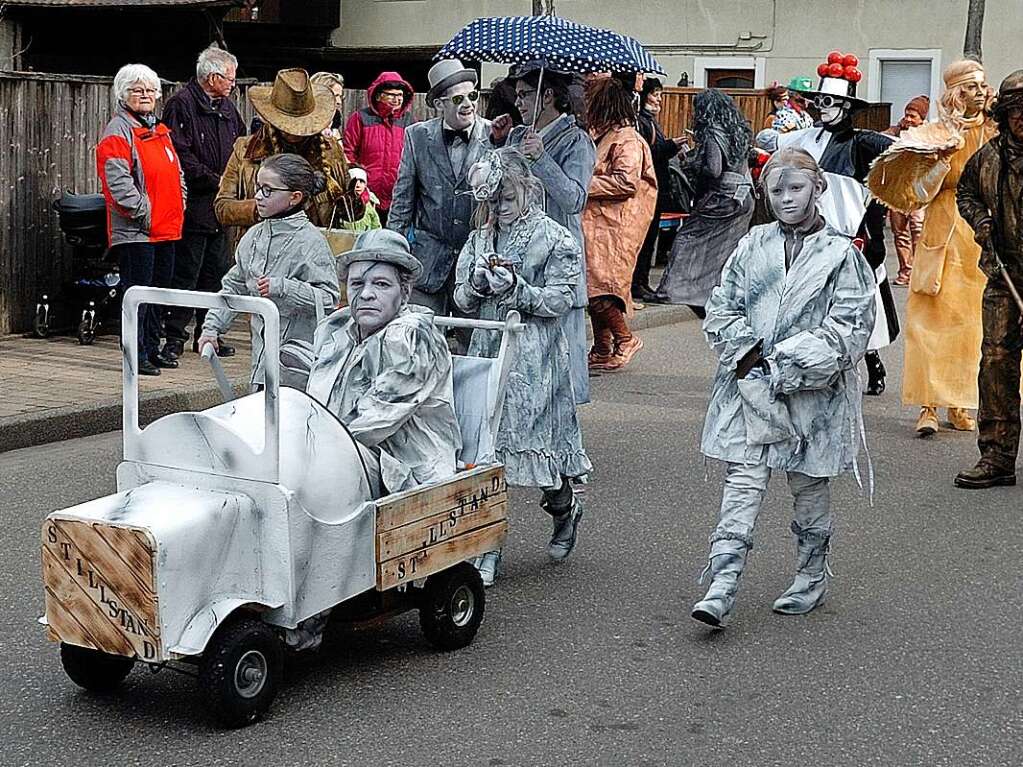 Umzug in Wyhl: Das Reckholdernscht hatte wieder eine pfiffe Idee.