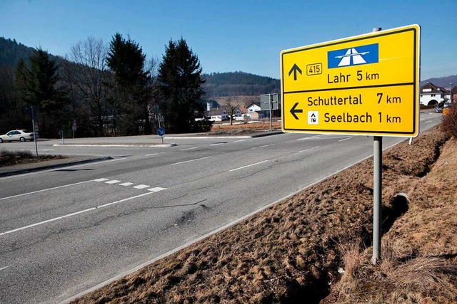 Eine Rckstufung der  Bundesstrae 415...ch, den Schwerlastverkehr einzudmmen.  | Foto: Christoph Breithaupt
