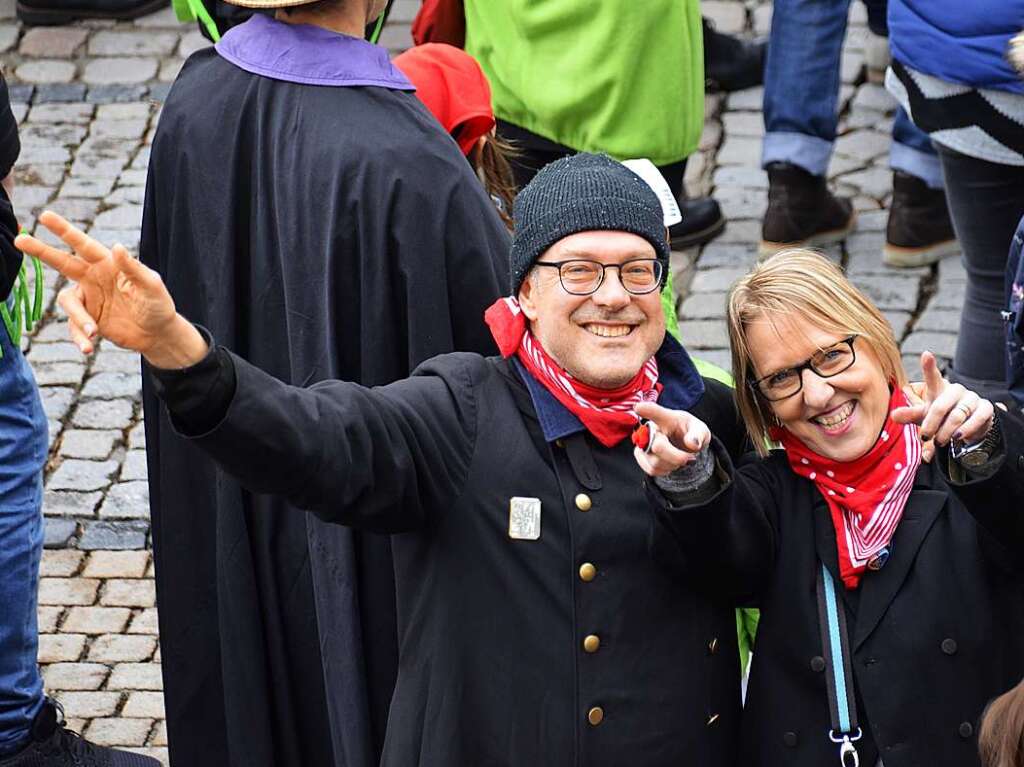 Immer wieder lohnenswert: ein Besuch Offenburgs am Fasentzischdig. <?ZP?>
