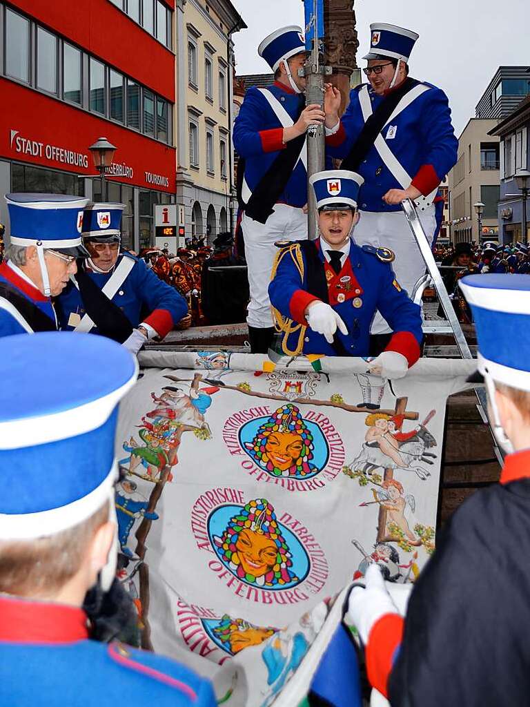 Immer wieder lohnenswert: ein Besuch Offenburgs am Fasentzischdig. <?ZP?>
