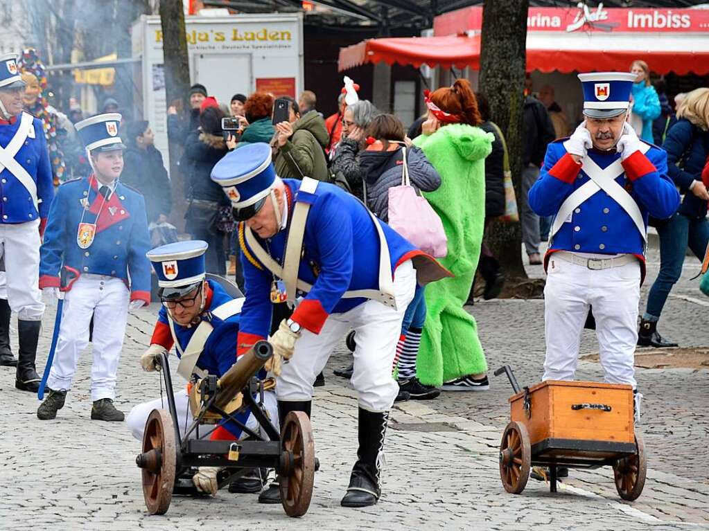 Immer wieder lohnenswert: ein Besuch Offenburgs am Fasentzischdig. <?ZP?>
