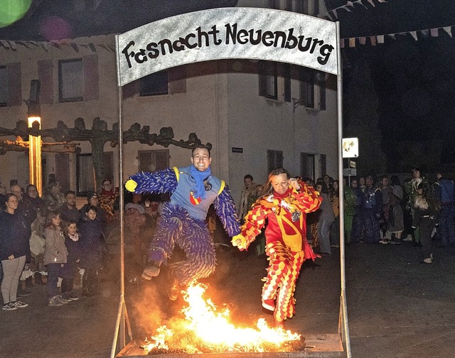 In Neuenburg endete die fnfte Jahresz...von Tobias Anlicker und  Mona Kirsch.   | Foto: volker Mnch