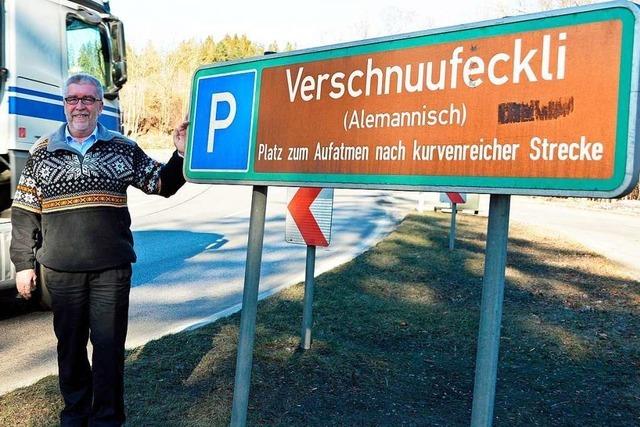 Diesem Mann verdanken die Parkpltze an der B 31 ihre alemannischen Namen