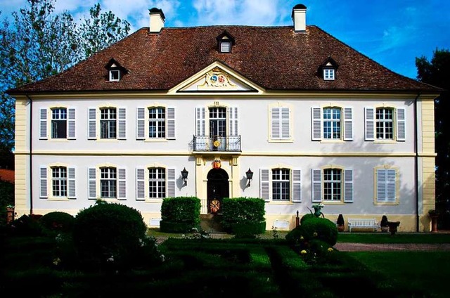 Schloss Rimsingen: Das Anwesen bietet ...ngsvolle Kulisse fr den Genussmarkt.   | Foto: Veranstalter