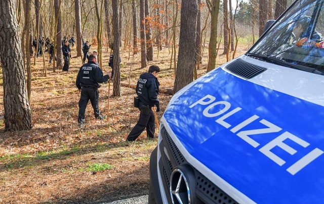 Die Berliner Polizei hat nach einem er...en Suchaktion in Brandenburg begonnen.  | Foto: dpa