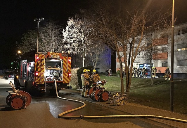 In einem Mehrfamilienhaus in Heitersheim hat es gebrannt.   | Foto: Feuerwehr