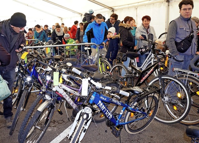 Viel Auswahl  beim Gebraucht-Fahrradmarkt   | Foto: Archivfoto: Ursula Freudig