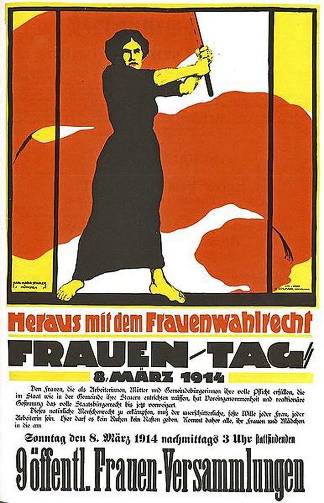 In Deutschland forderten die Frauen 1914 fr sich das Wahlrecht.  | Foto: Stadtarchiv Offenburg