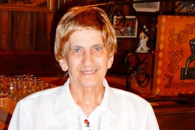 Lotte Stolz bei ihrem 80. Geburtstag im Jahr 2011   | Foto: M. Burkert