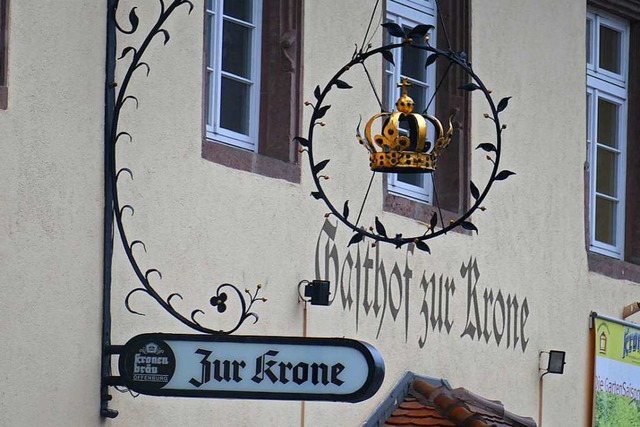 Das Gasthaus Krone in Kenzingen steht seit einigen Monaten leer.   | Foto: Lena Marie Jrger