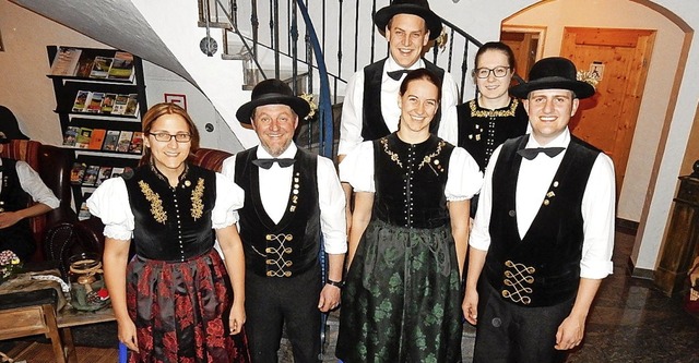 Die neuen Vorstandsmitglieder des Musikvereins Oberprechtal.   | Foto: Meier