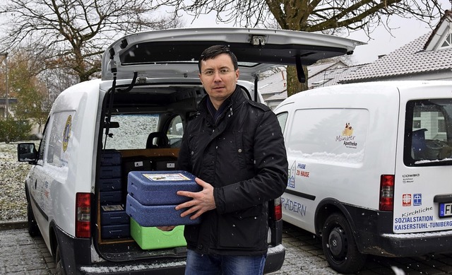 An 365 Tagen im Jahr beliefern Einsatz...kranke Menschen mit einem Mittagessen.  | Foto: Kai Kricheldorff