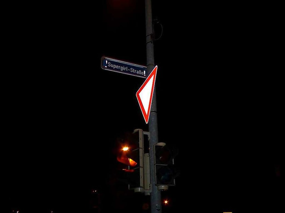 Am Freitagmittag waren die Schilder wieder weg.  | Foto: Privat