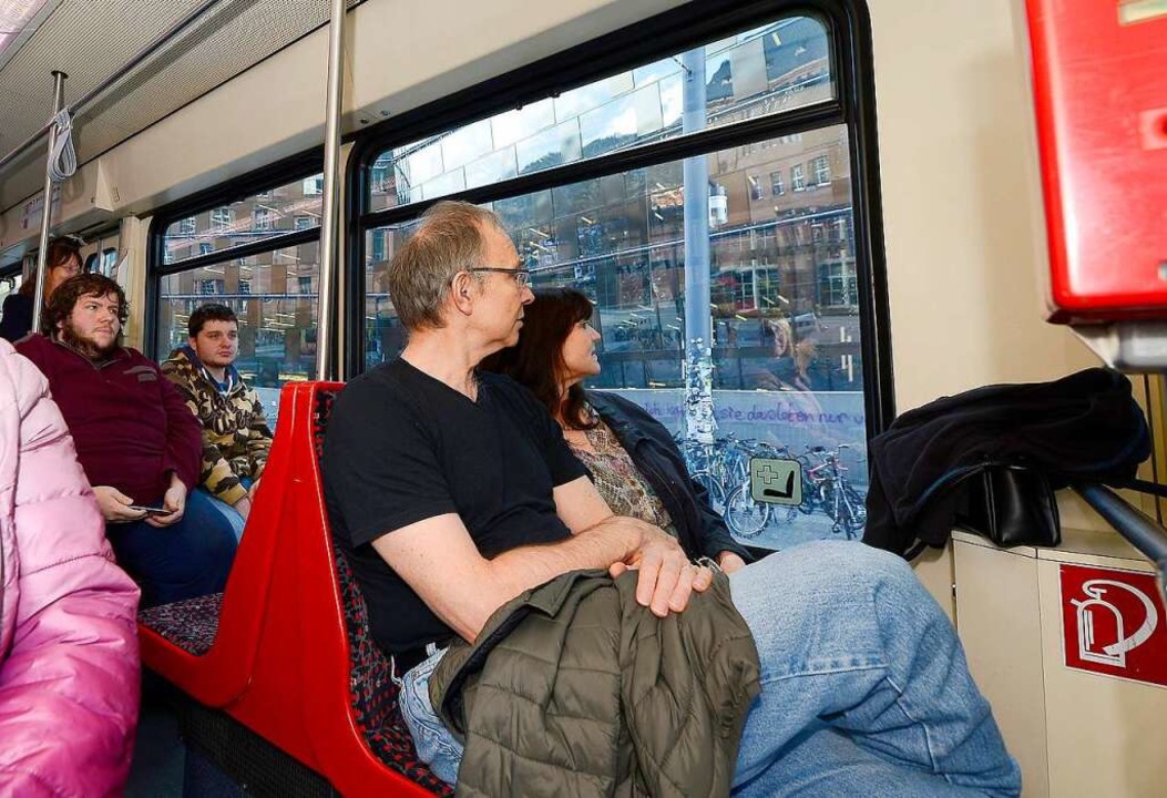 Sightseeing in der Straenbahn  | Foto: Ingo Schneider