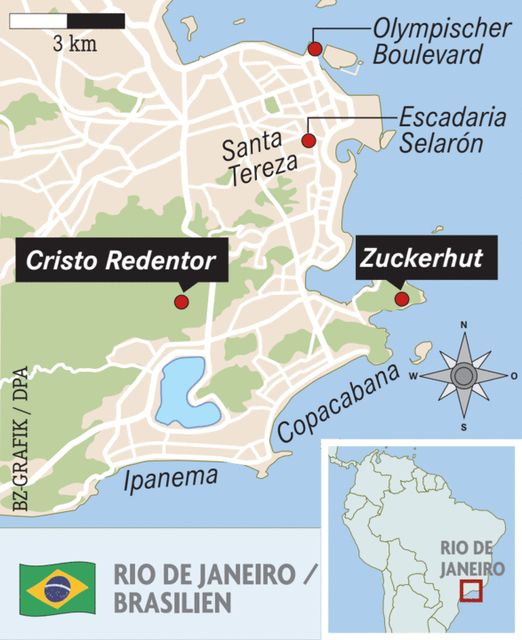 So Farbenfroh Ist Die Millionenmetropole Rio De Janeiro Reise Badische Zeitung