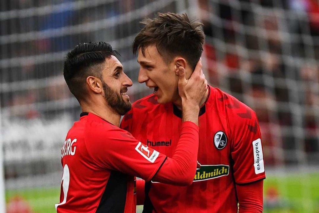 Nach dem Heimsieg stehen beim SC Freiburg die Zeichen auf ...