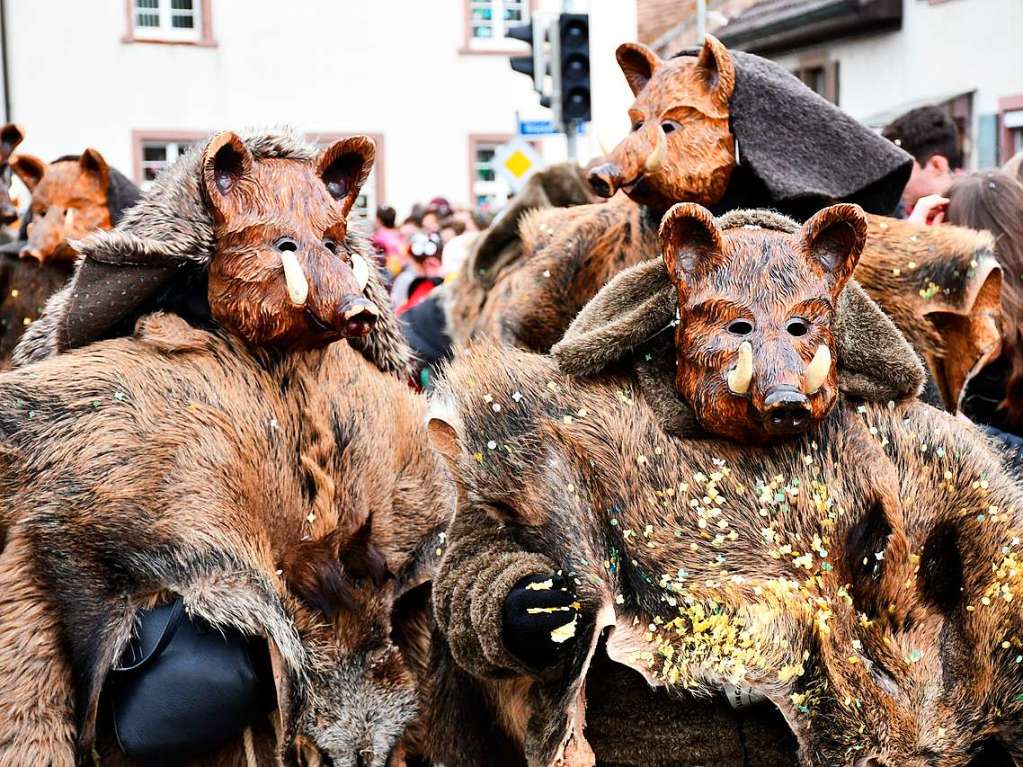 Der Buurefasnachts-Umzug in Hauingen