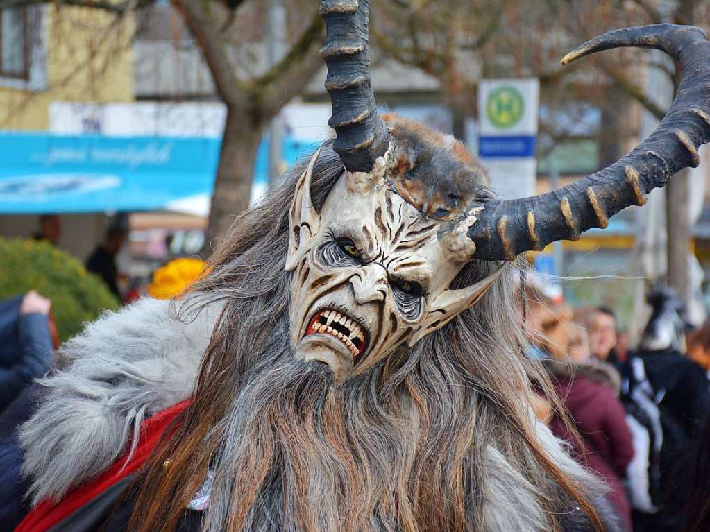 12.000 Menschen kamen nach Weil am Rhein zum Buurefasnachtsumzug.