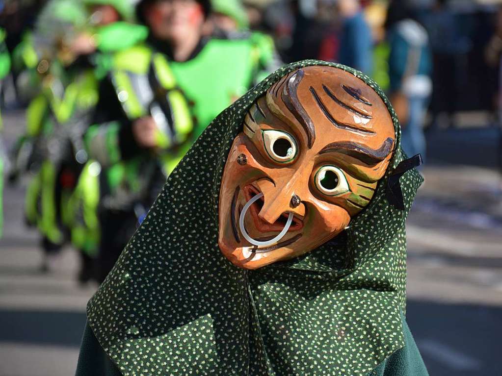 12.000 Menschen kamen nach Weil am Rhein zum Buurefasnachtsumzug.