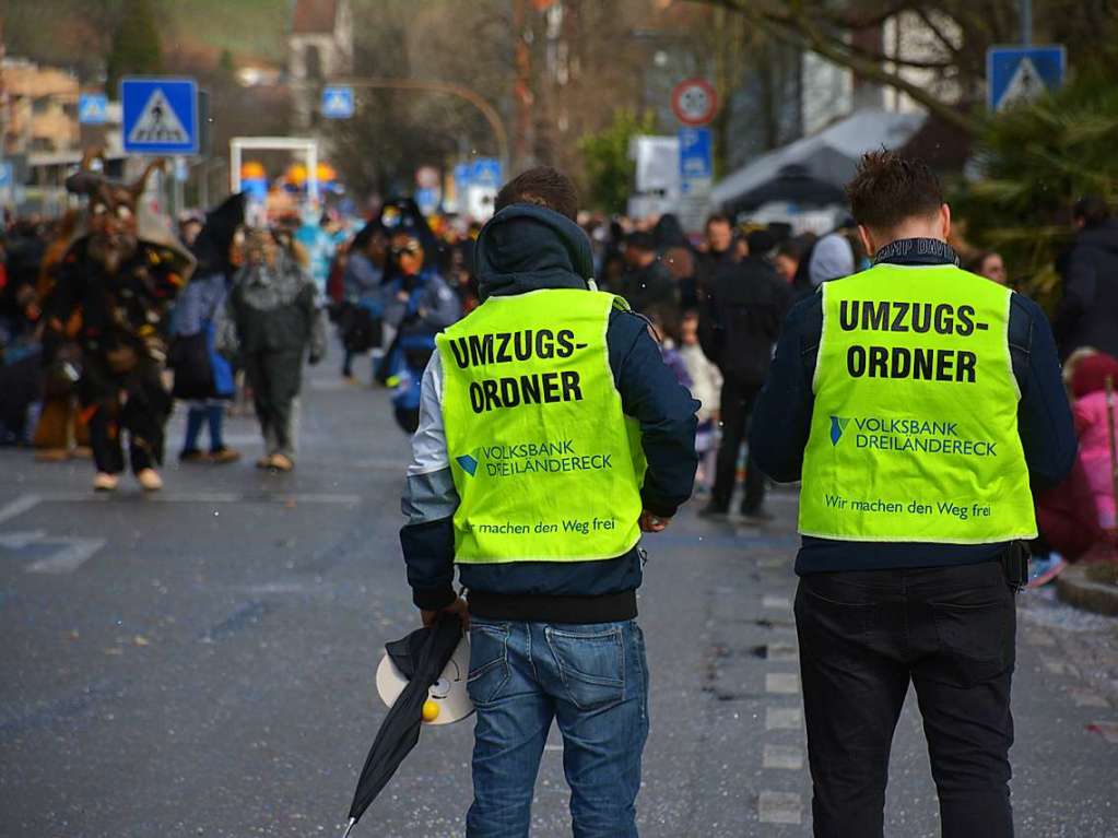 12.000 Menschen kamen nach Weil am Rhein zum Buurefasnachtsumzug.