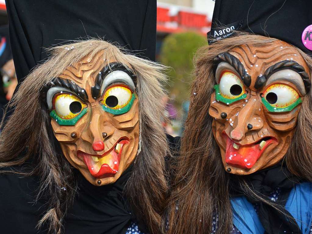 12.000 Menschen kamen nach Weil am Rhein zum Buurefasnachtsumzug.