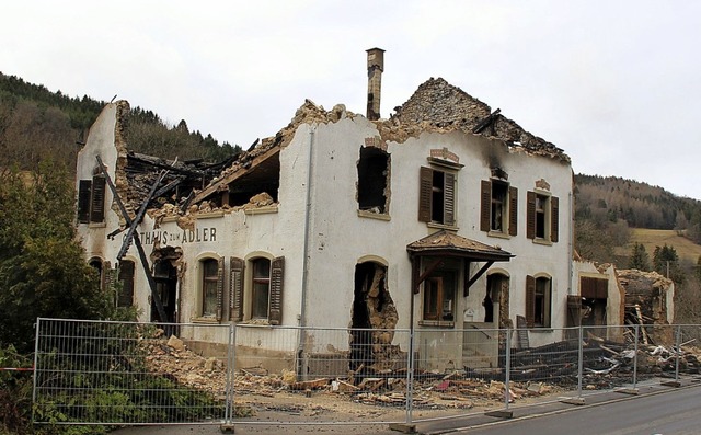 Das ehemalige Gasthaus &#8222;Adler&#8...damit geschehen wird, ist noch unklar.  | Foto: Lucia van Kreuningen