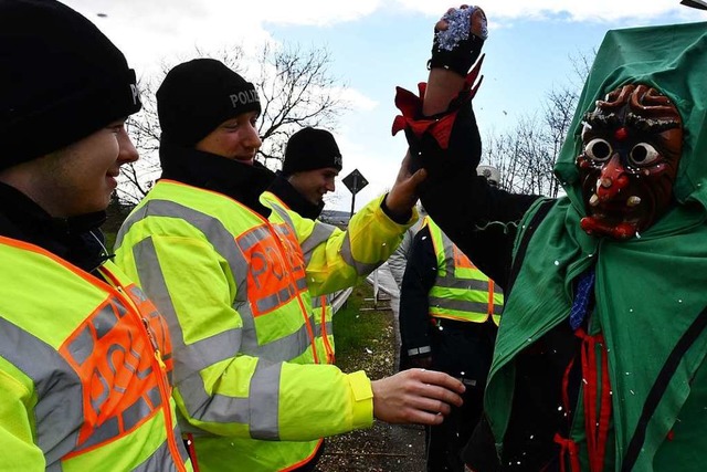 Am Buurefasnachtsumzug blieb es fr di...nfasnacht einiges zu tun (Symbolfoto).  | Foto: Barbara Ruda