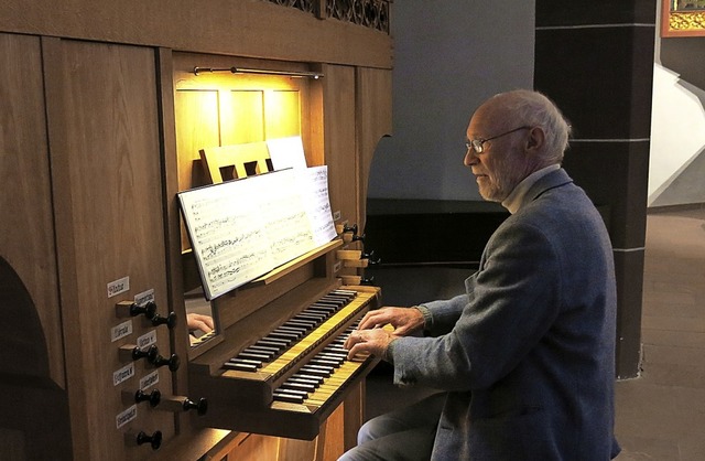 Vespri d&#39;Organo mit Jrgen Mauri an der Orgel  | Foto: Georg Vo